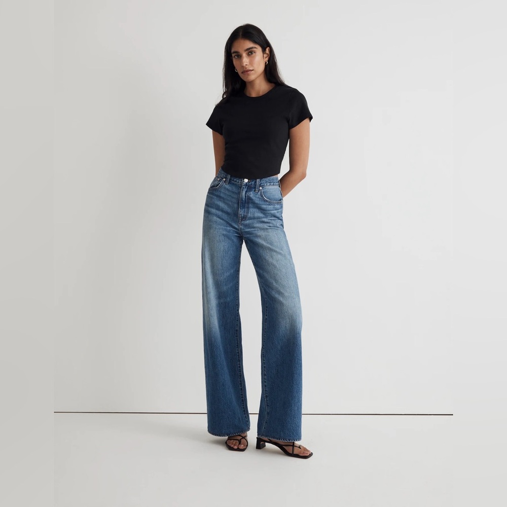 Madewell Superwide Leg High Rise Jeans